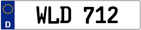 Truck License Plate